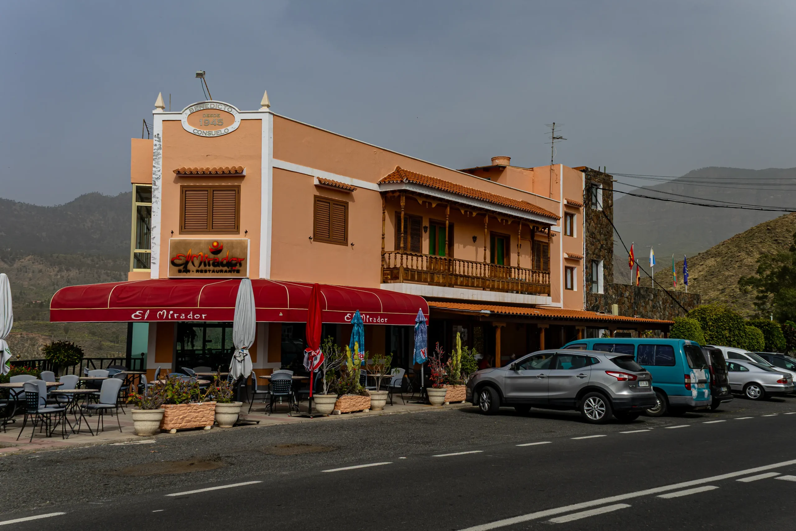 Fachada del Restaurante Mirador Santa Lucía