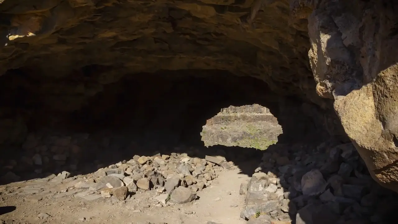 Foto del túnel de La Fortaleza Grande durante el Solsticio de Verano.